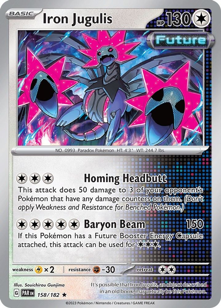 SV04: Paradox Rift (PAR) - Iron Jugulis - 158/182 (#158/182, Rare)