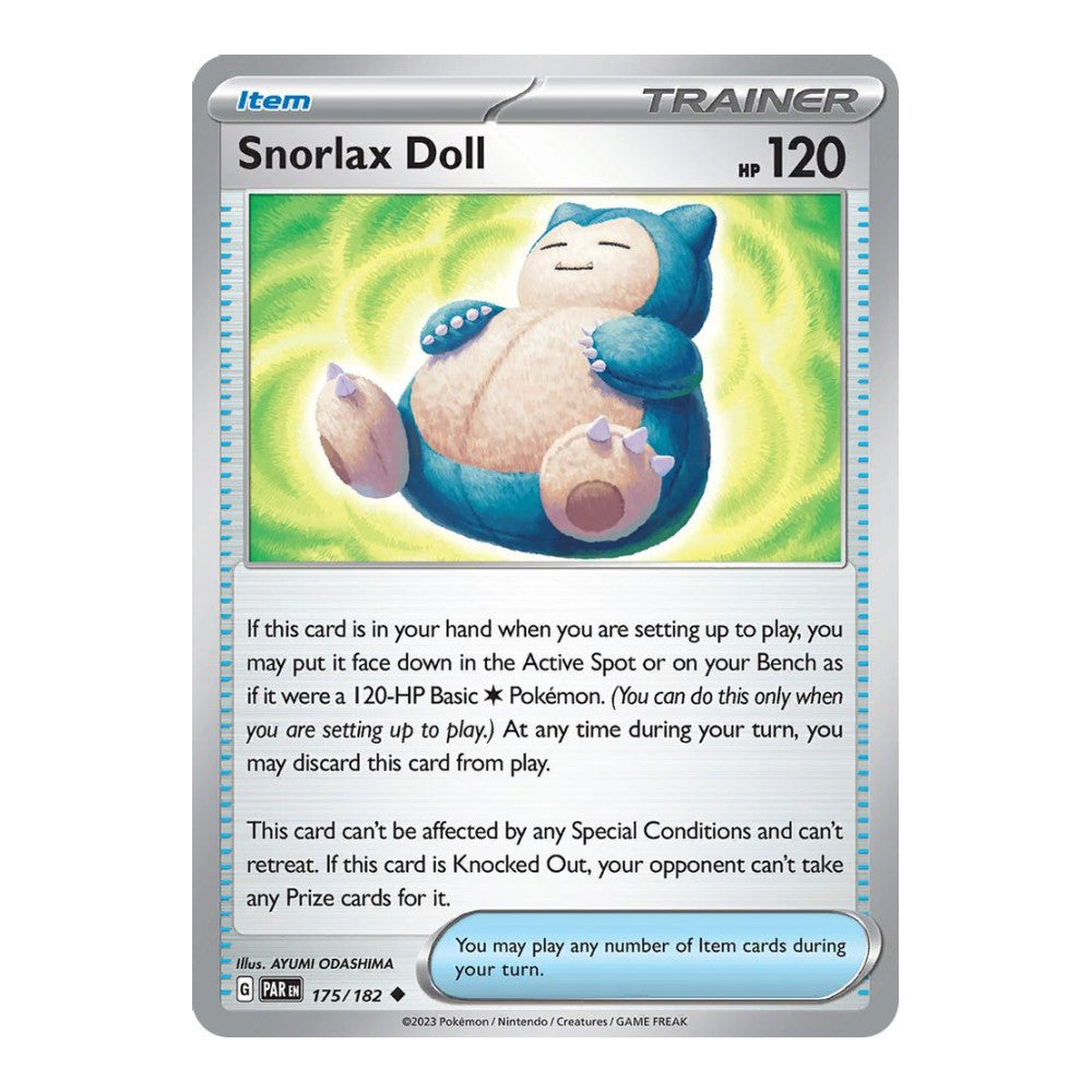 SV04: Paradox Rift (PAR) - Snorlax Doll (#175/182) (Near Mint)