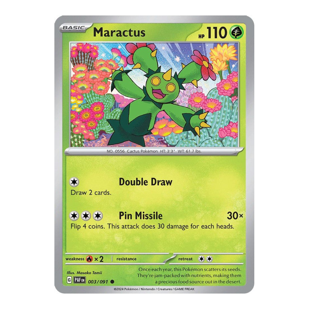SV: Paldean Fates (PAF) - Maractus (#003/091) (Near Mint)