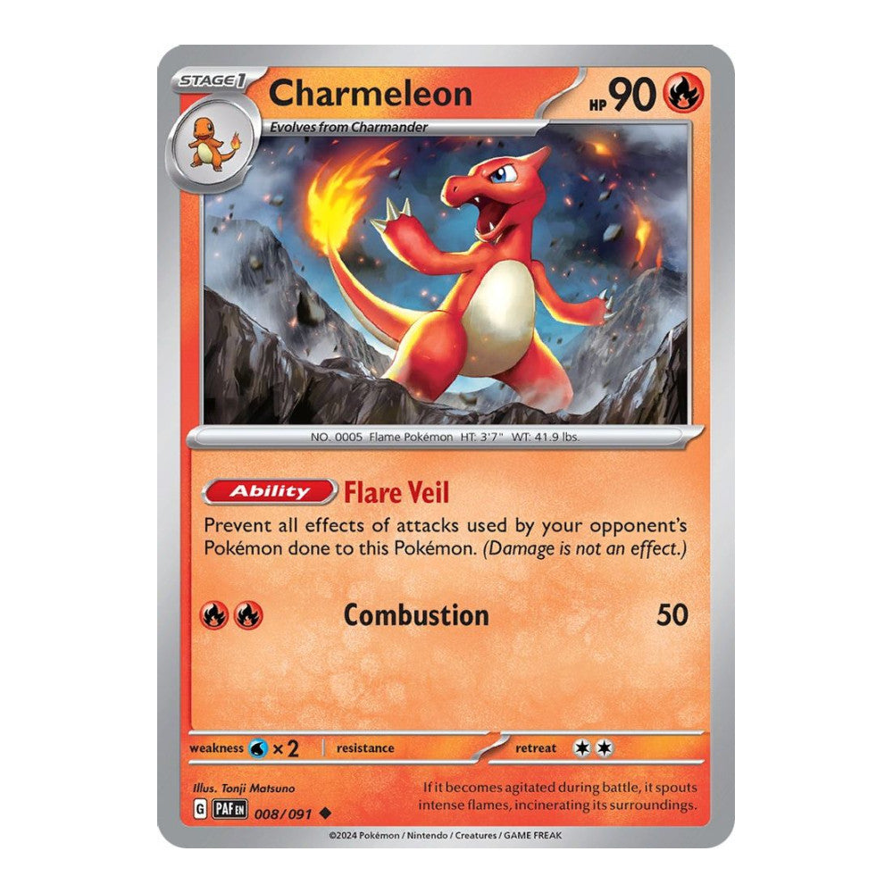 SV: Paldean Fates (PAF) - Charmeleon 008 091 (#008/091) (Near Mint)