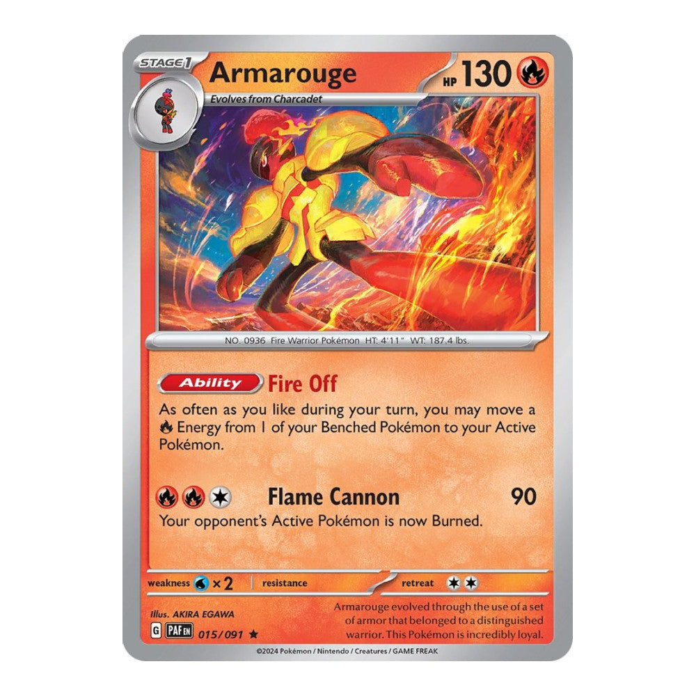 SV: Paldean Fates (PAF) - Armarouge 015 091 (#015/091) (Near Mint)