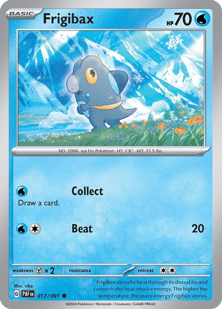 SV: Paldean Fates (PAF) - Frigibax - 017/091 (#017/091, Common) ()