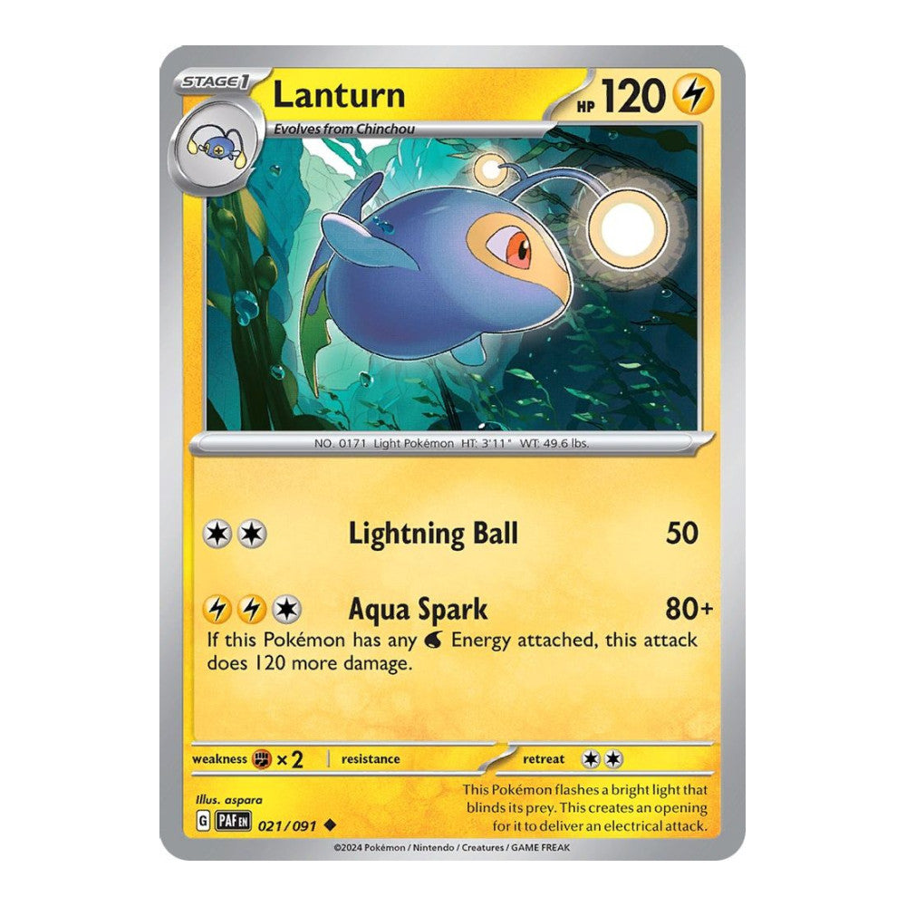 SV: Paldean Fates (PAF) - Lanturn (#021/091)