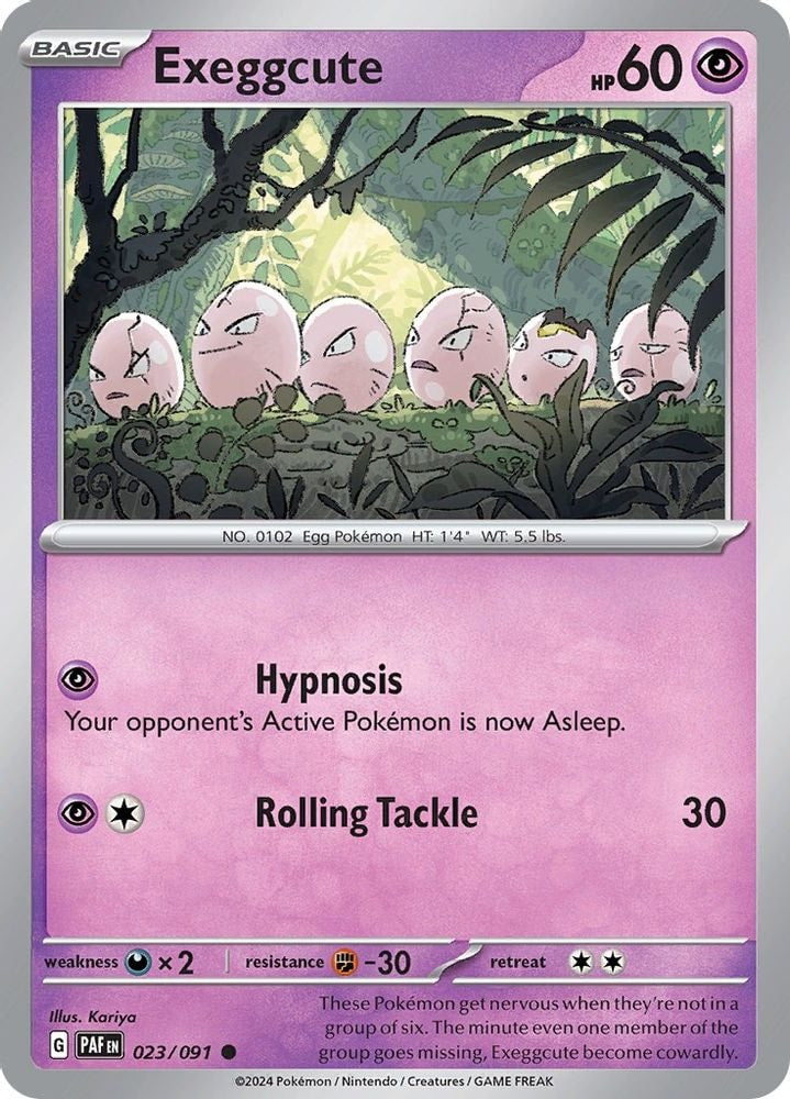 SV: Paldean Fates (PAF) - Exeggcute (#023/091, Common) ()