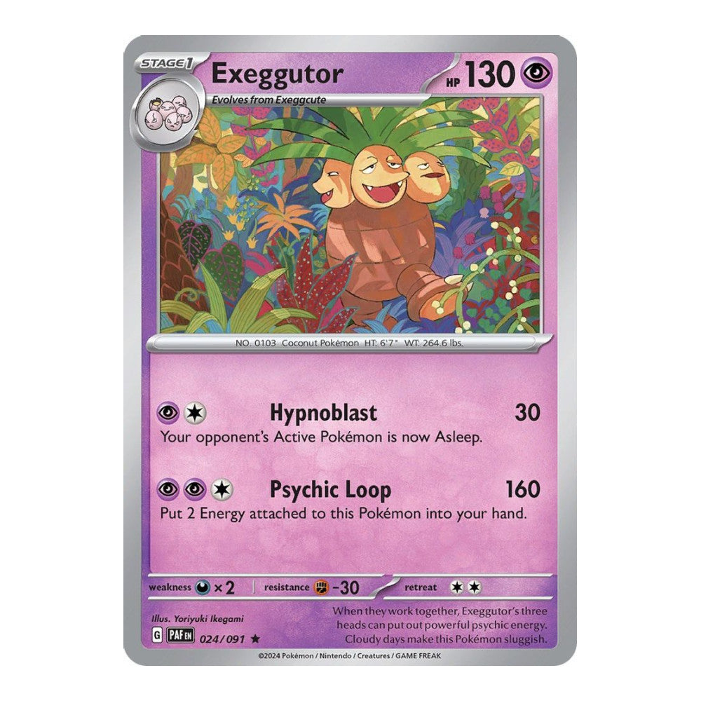 SV: Paldean Fates (PAF) - Exeggutor (#024/091) (Near Mint)