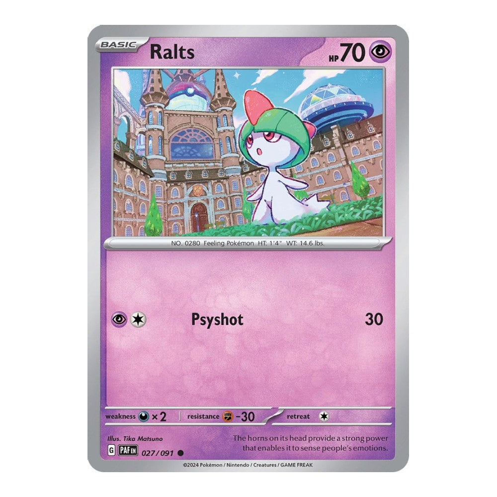 SV: Paldean Fates (PAF) - Ralts 027 091 (#027/091) (Near Mint)