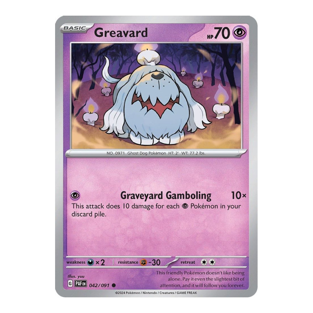 SV: Paldean Fates (PAF) - Greavard (#042/091) (Near Mint)