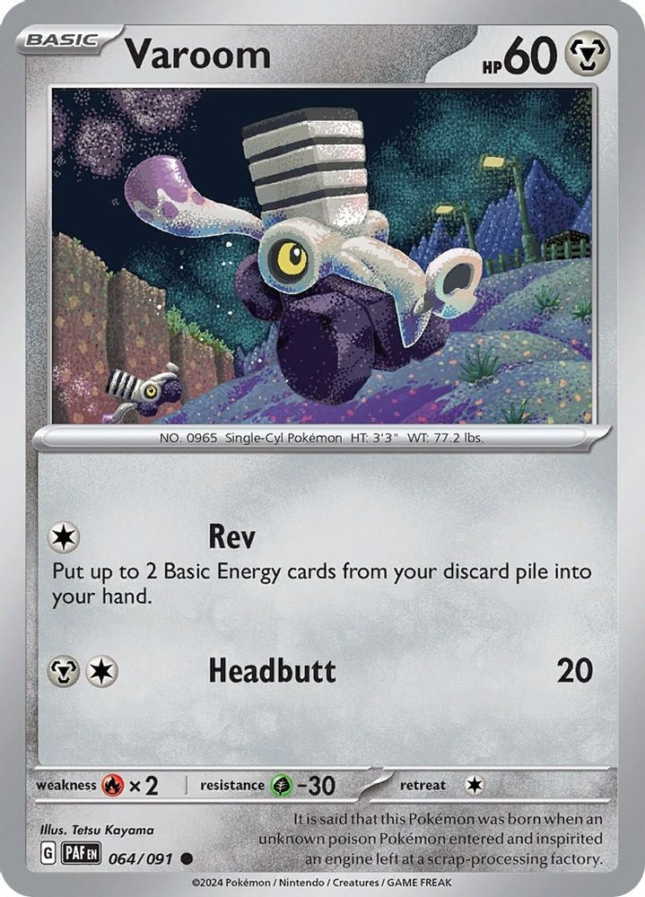 SV: Paldean Fates (PAF) - Varoom - 064/091 (#064/091, Common) ()