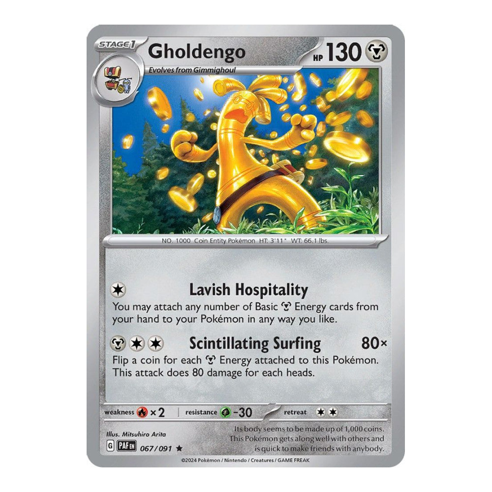 SV: Paldean Fates (PAF) - Gholdengo (#067/091) (Near Mint)