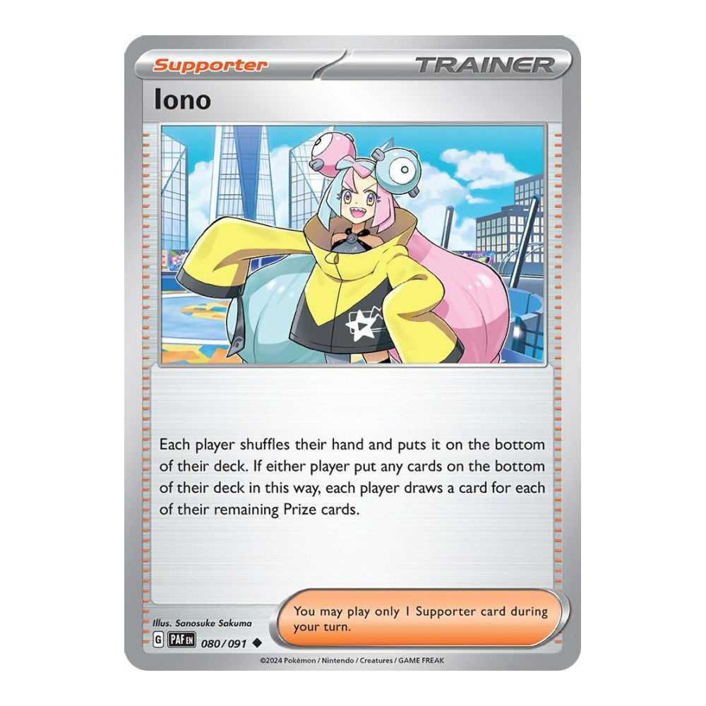 SV: Paldean Fates (PAF) - Iono 080 091 (#080/091) (Near Mint)
