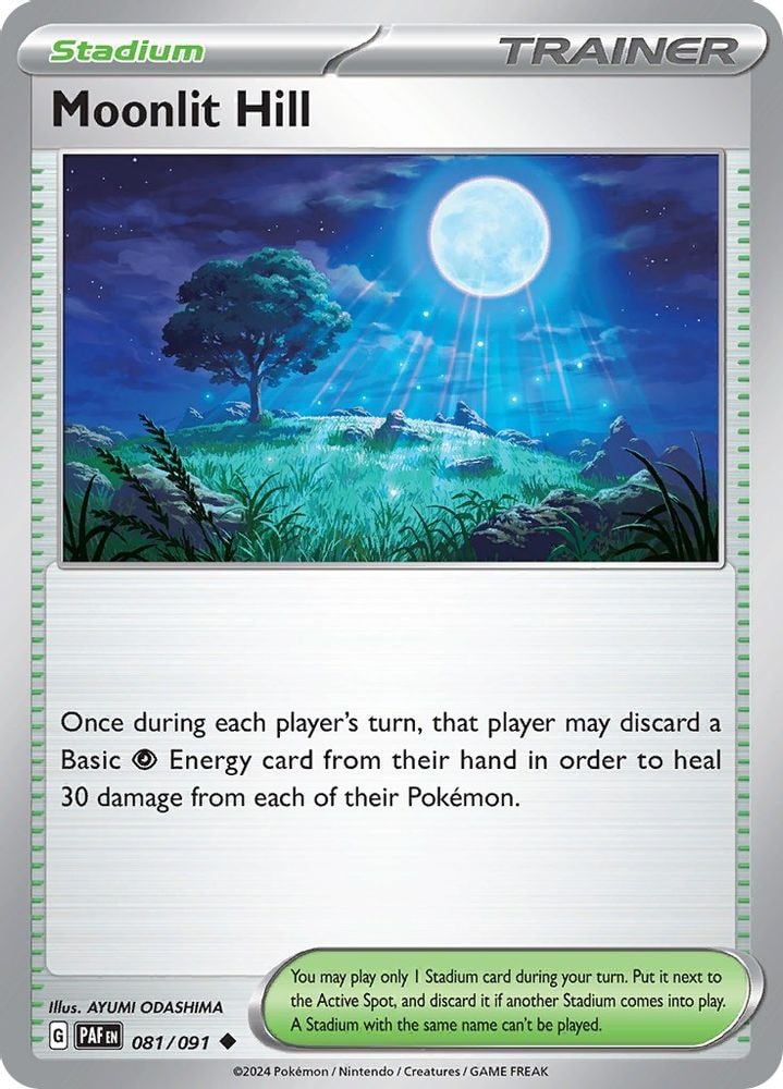 SV: Paldean Fates (PAF) - Moonlit Hill (#081/091, Uncommon) ()