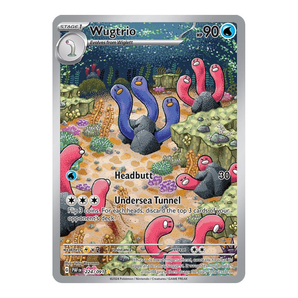 SV: Paldean Fates (PAF) - Wugtrio 224 091 (#224/091) (Near Mint)