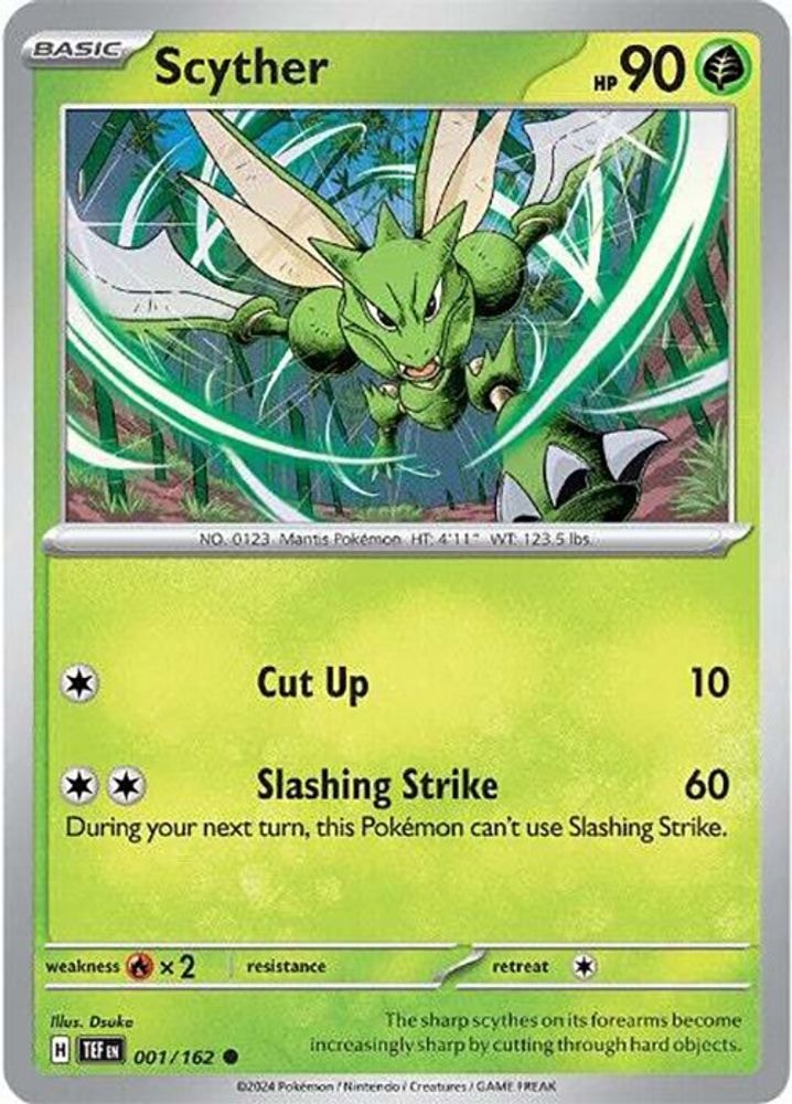 SV05: Temporal Forces (TEF) - Scyther (#001/162, Common) ()
