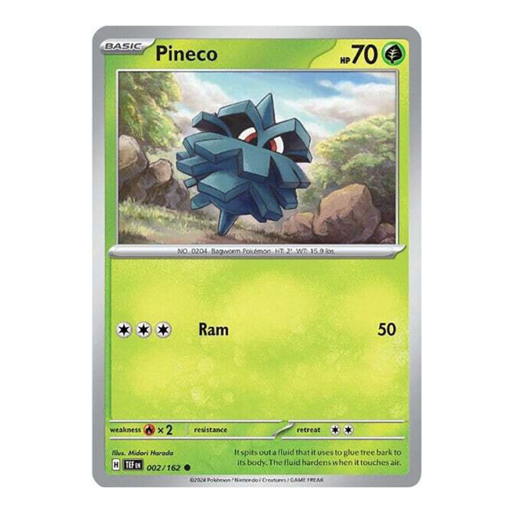 SV05: Temporal Forces (TEF) - Pineco (#002/162) (Near Mint)