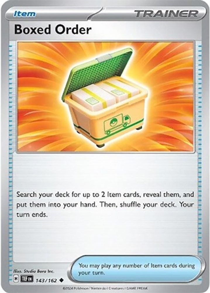 SV05: Temporal Forces (TEF) - Boxed Order (#143/162, Uncommon) ()