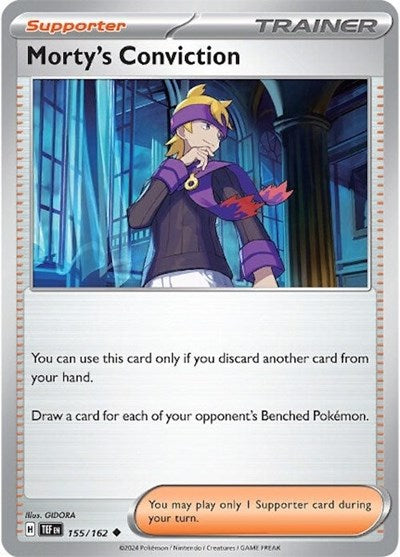 SV05: Temporal Forces (TEF) - Morty's Conviction - 155/162 (#155/162, Uncommon) ()