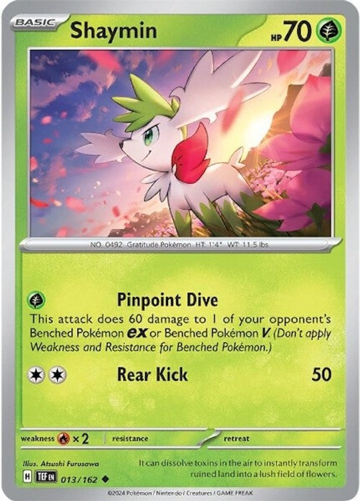 SV05: Temporal Forces (TEF) - Shaymin (#013/162, Uncommon) ()