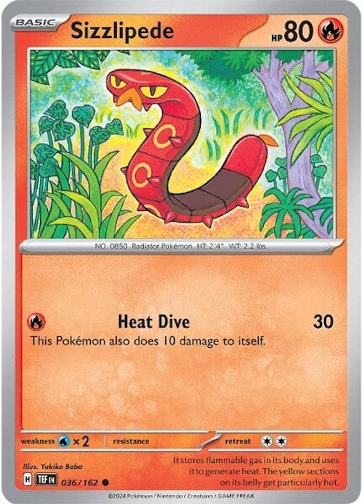 SV05: Temporal Forces (TEF) - Sizzlipede (#036/162, Common) ()