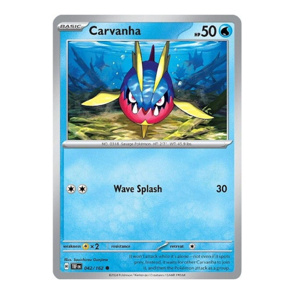 SV05: Temporal Forces (TEF) - Carvanha (#042/162) (Near Mint)