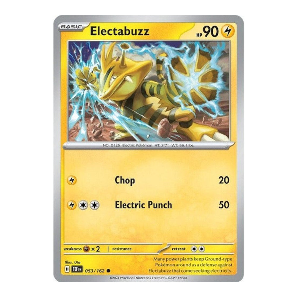 SV05: Temporal Forces (TEF) - Electabuzz (#053/162) (Near Mint)
