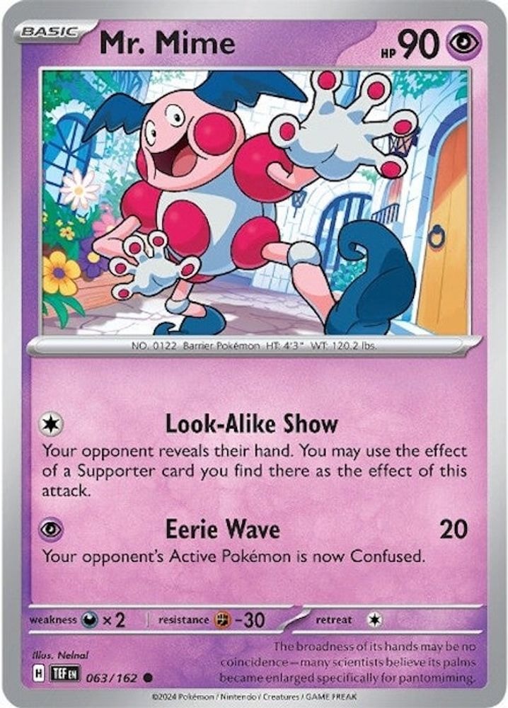 SV05: Temporal Forces (TEF) - Mr. Mime (#063/162, Common) ()