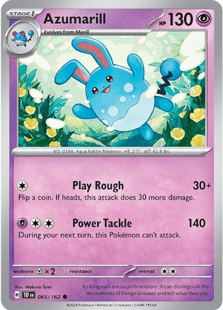 SV05: Temporal Forces (TEF) - Azumarill (#065/162, Common) ()