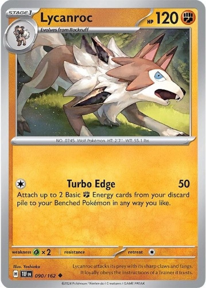 SV05: Temporal Forces (TEF) - Lycanroc (#090/162, Uncommon) ()