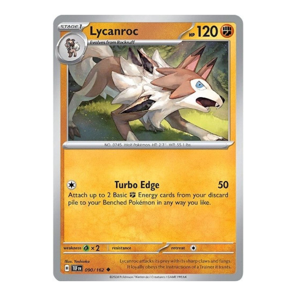 SV05: Temporal Forces (TEF) - Lycanroc (#090/162) (Near Mint)