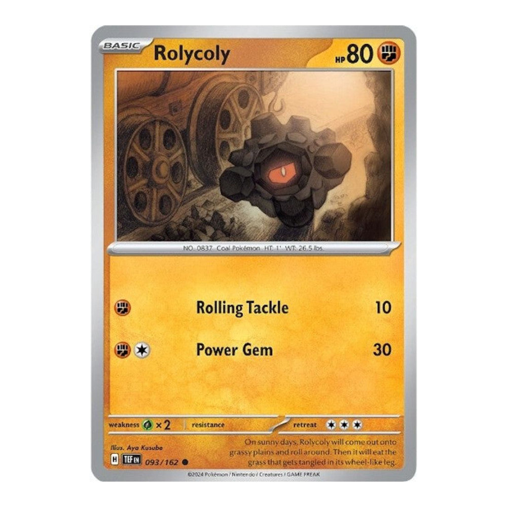 SV05: Temporal Forces (TEF) - Rolycoly (#093/162) (Near Mint)
