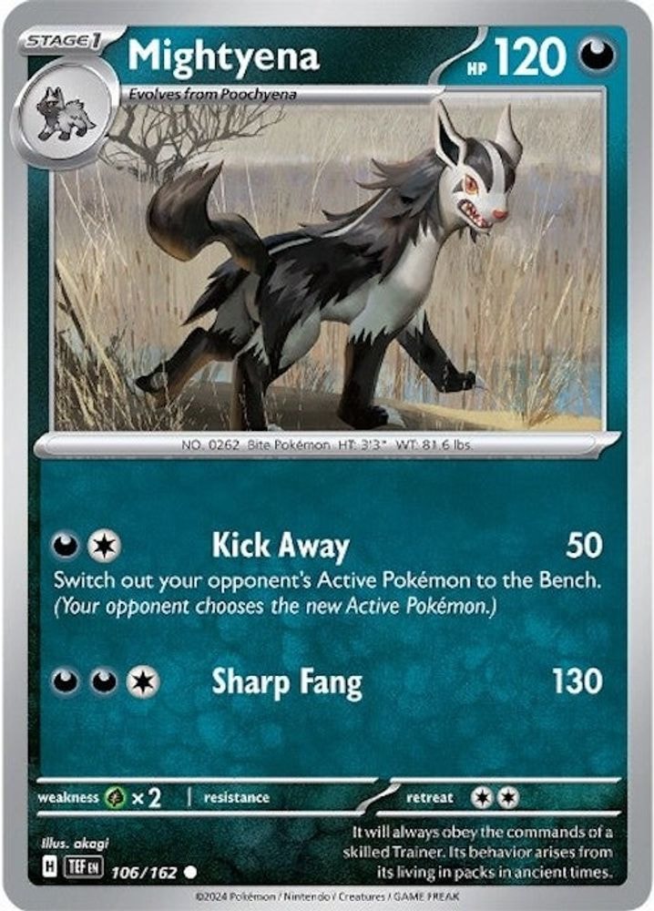 SV05: Temporal Forces (TEF) - Mightyena (#106/162, Common) ()