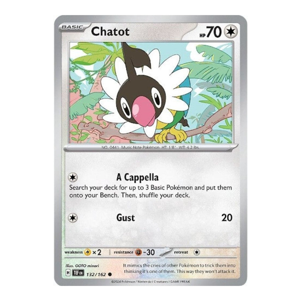 SV05: Temporal Forces (TEF) - Chatot 132 162 (#132/162) (Near Mint)