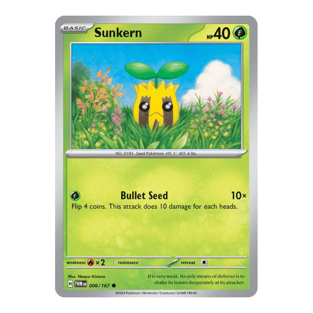 SV06: Twilight Masquerade (TWM) - Sunkern (#006/167) (Near Mint)