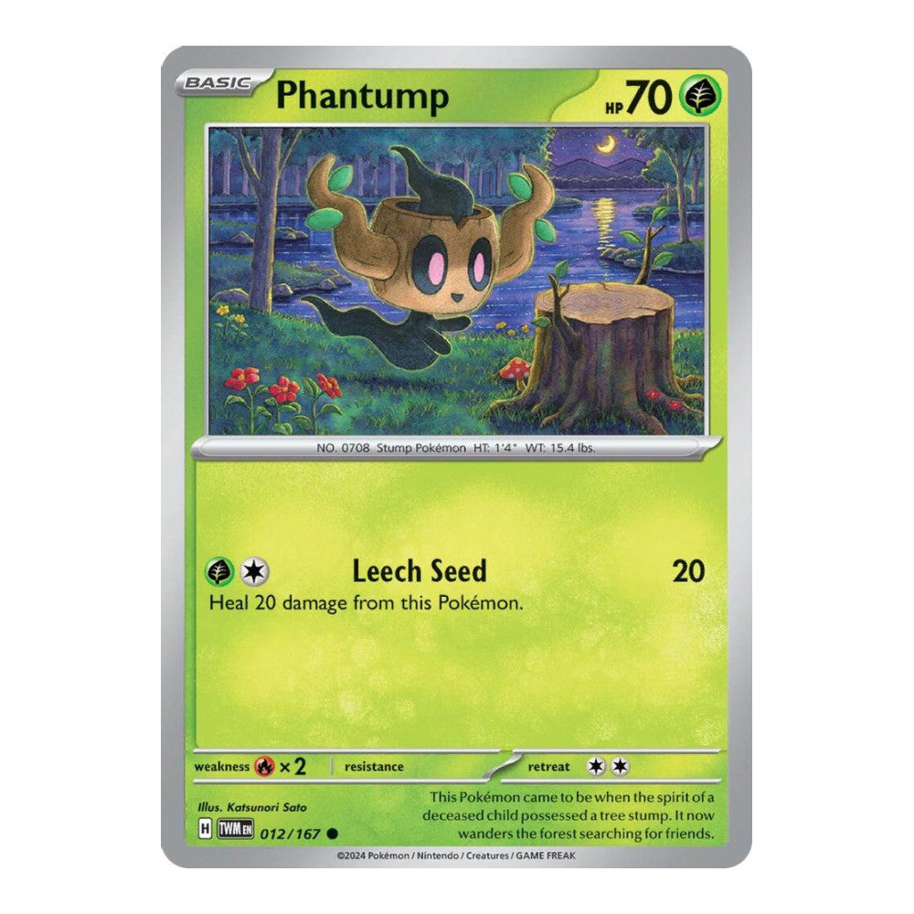 SV06: Twilight Masquerade (TWM) - Phantump (#012/167) (Near Mint)