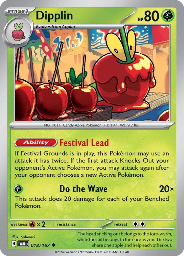 SV06: Twilight Masquerade (TWM) - Dipplin - 018/167 (#018/167, Uncommon) ()
