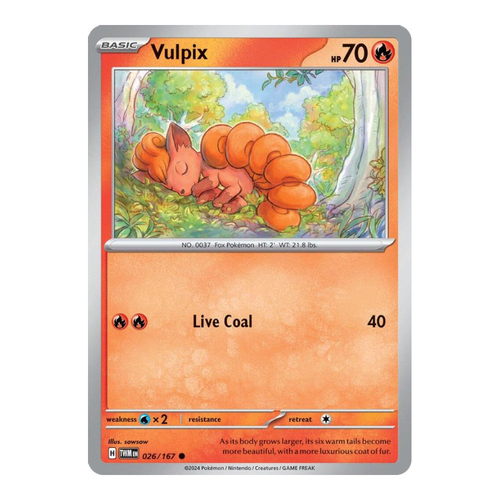 SV06: Twilight Masquerade (TWM) - Vulpix (#026/167) (Near Mint)