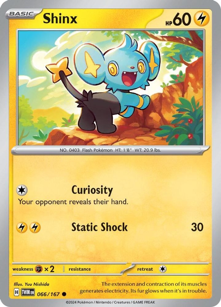 SV06: Twilight Masquerade (TWM) - Shinx (#066/167, Common) ()