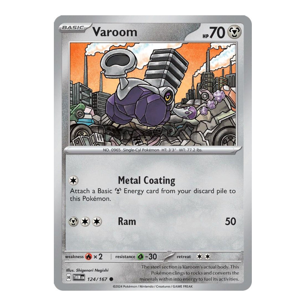 SV06: Twilight Masquerade (TWM) - Varoom (#124/167) (Near Mint)