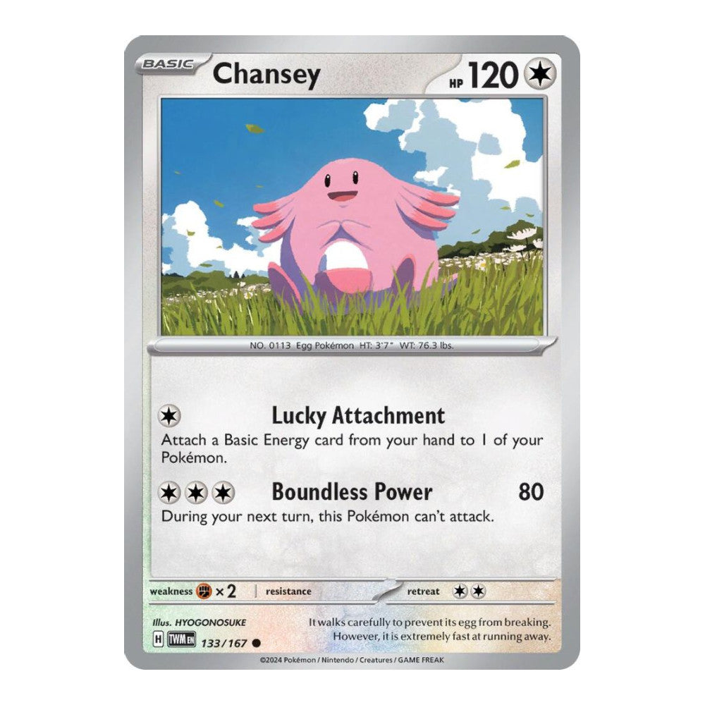 SV06: Twilight Masquerade (TWM) - Chansey 133 167 (#133/167) (Near Mint)