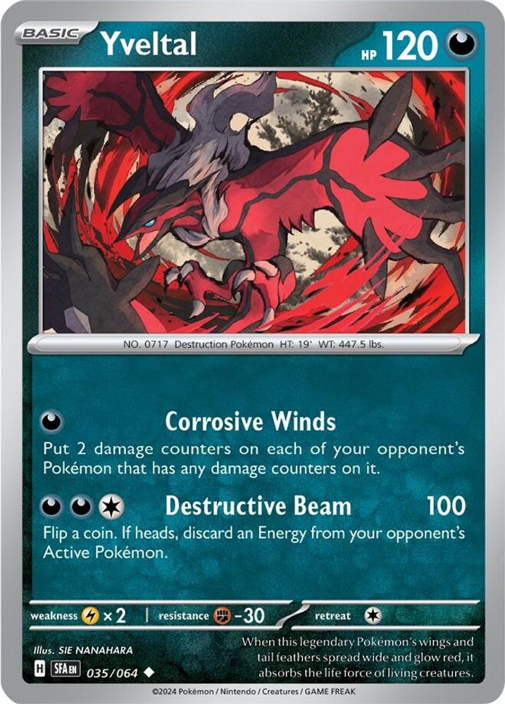 SV: Shrouded Fable (SFA) - Yveltal (#035/064, Uncommon) ()