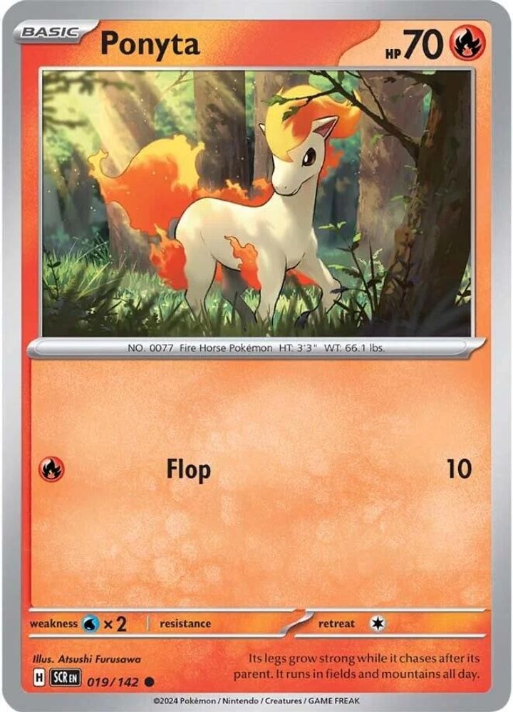 SV07: Stellar Crown (SCR) - Ponyta (#019/142, Common) ()