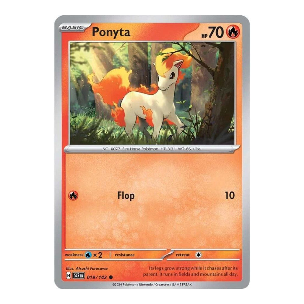 SV07: Stellar Crown (SCR) - Ponyta (#019/142) (Near Mint)