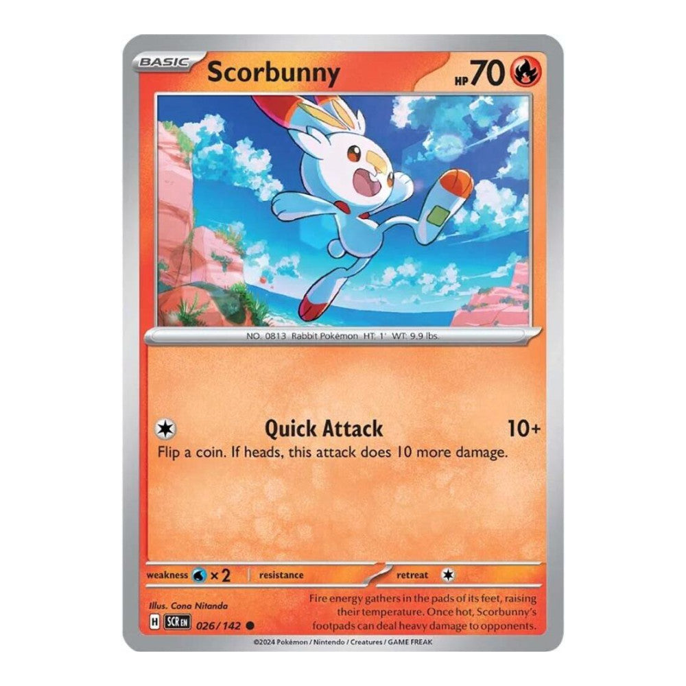 SV07: Stellar Crown (SCR) - Scorbunny (#026/142)
