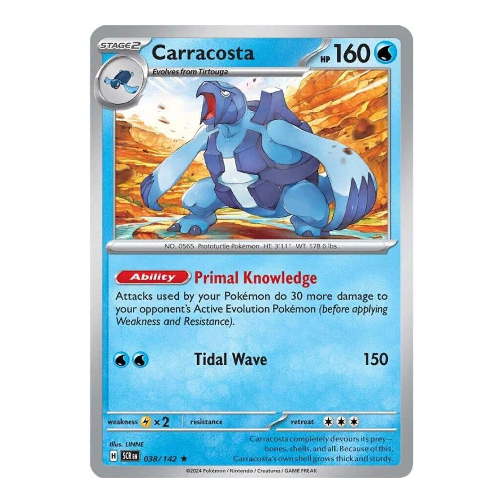 SV07: Stellar Crown (SCR) - Carracosta (#038/142) (Near Mint)