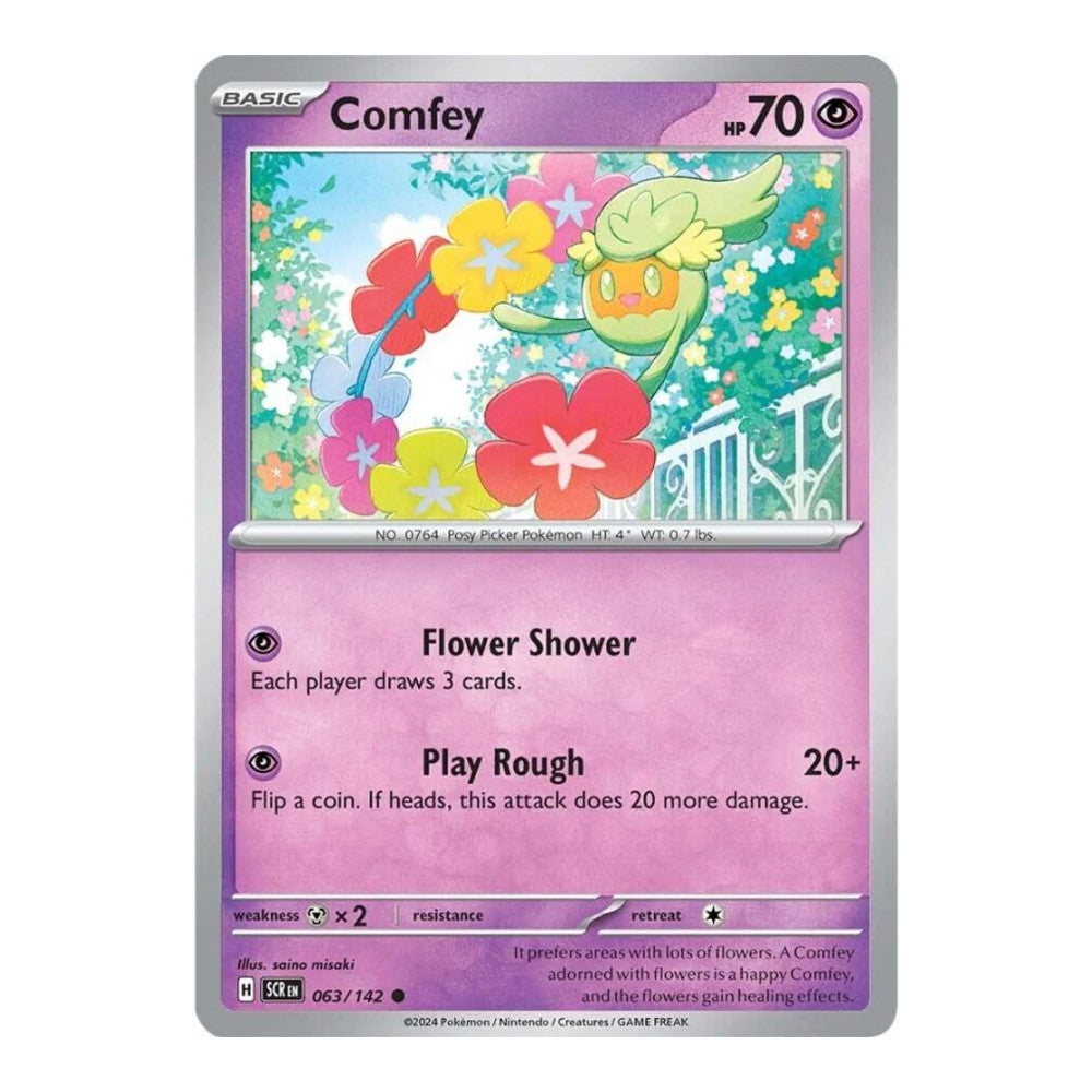 SV07: Stellar Crown (SCR) - Comfey (#063/142) (Near Mint)