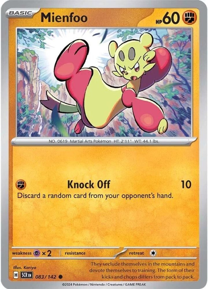 SV07: Stellar Crown (SCR) - Mienfoo (#083/142, Common) ()