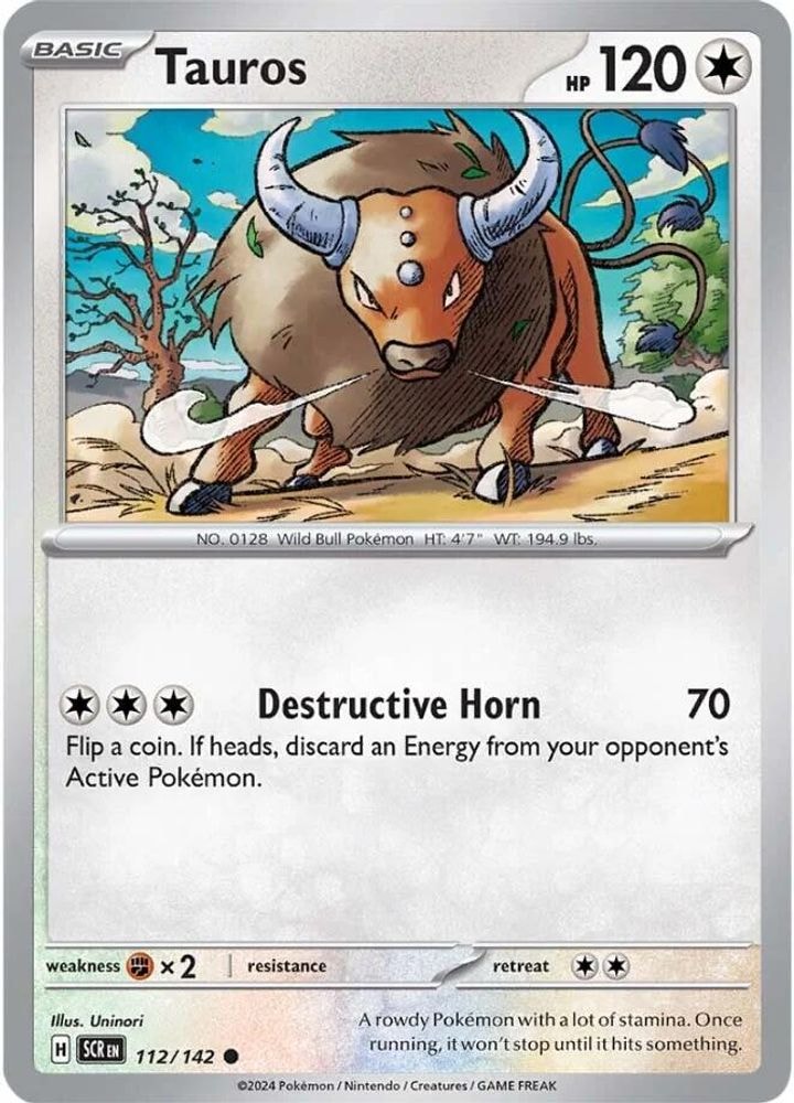 SV07: Stellar Crown (SCR) - Tauros (#112/142, Common) ()