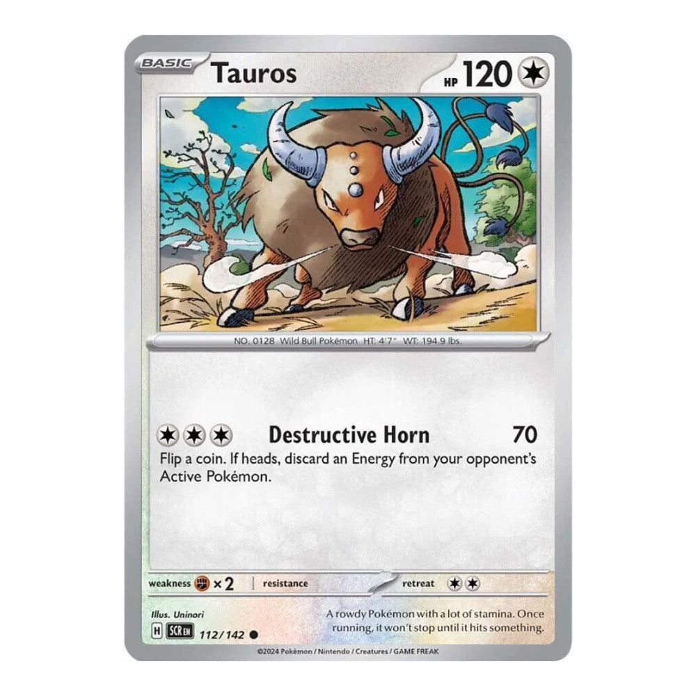 SV07: Stellar Crown (SCR) - Tauros (#112/142) (Near Mint)