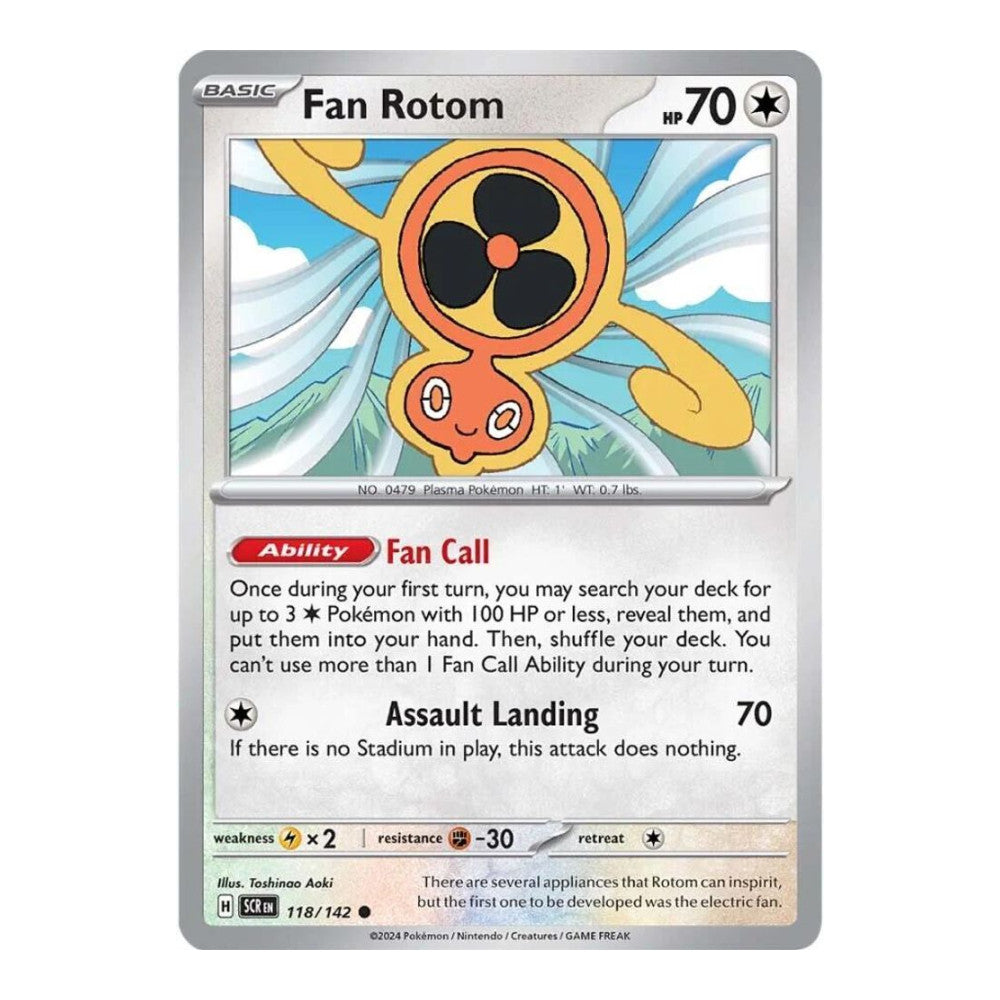 SV07: Stellar Crown (SCR) - Fan Rotom (#118/142) (Near Mint)