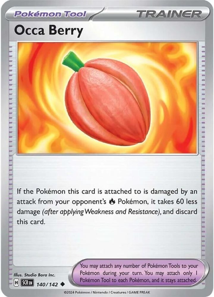SV07: Stellar Crown (SCR) - Occa Berry (#140/142, Uncommon) ()