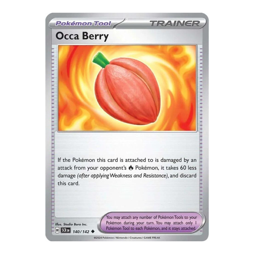 SV07: Stellar Crown (SCR) - Occa Berry (#140/142) (Near Mint)